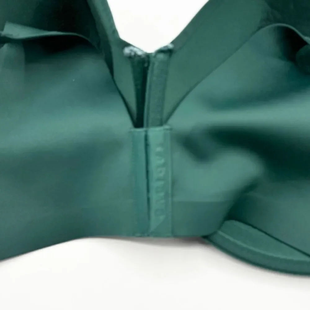 Cacique Lightly Lined Full Coverage Forest Green Adjustable Straps Bra - US 44G